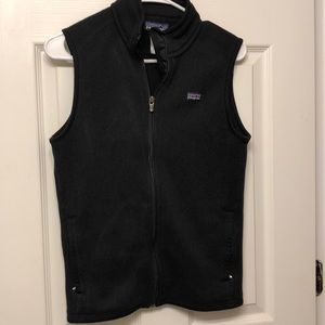 Woman’s Patagonia black vest Sz Med